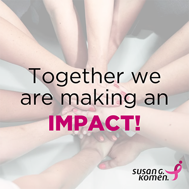 Together we are making an impact! - social icon