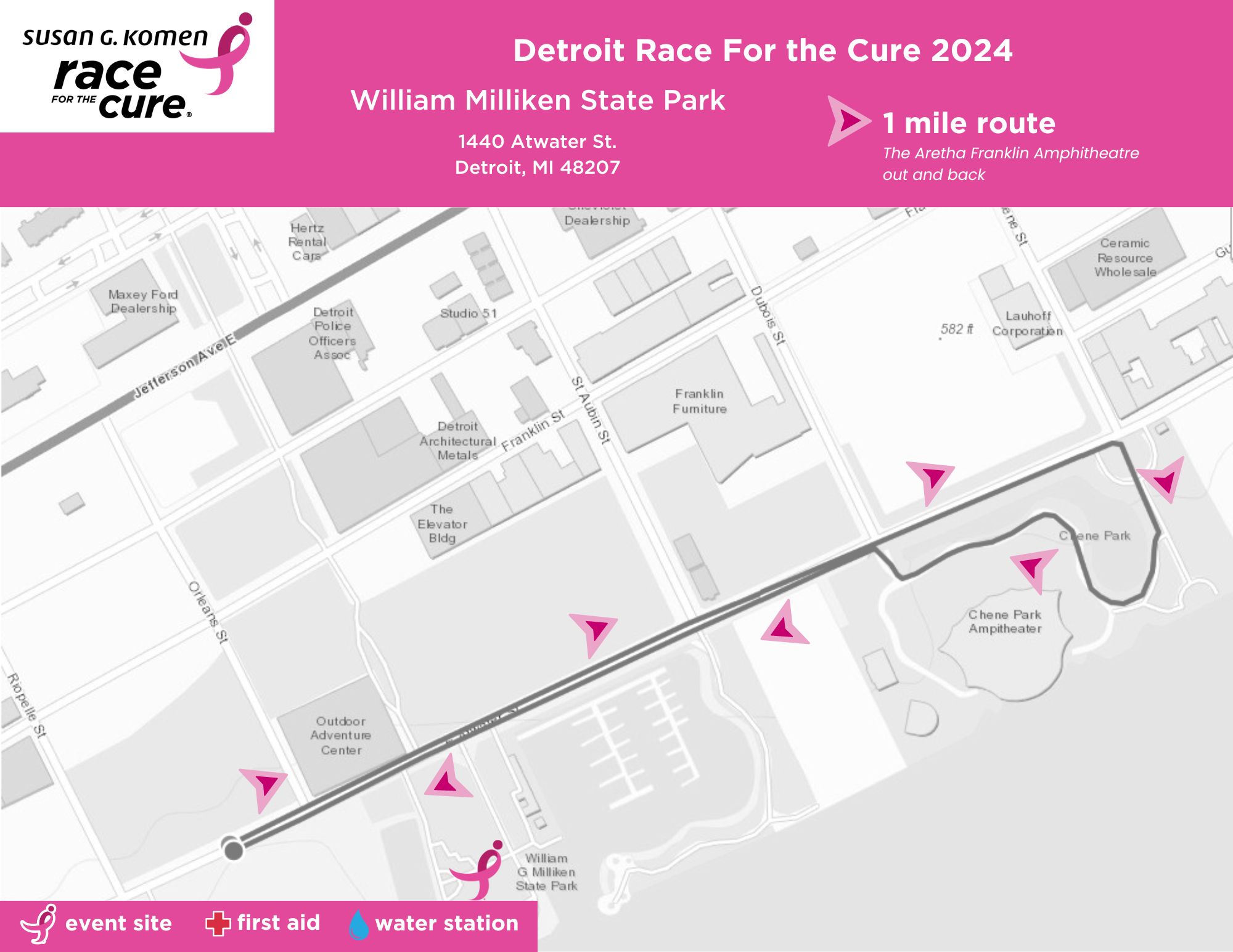 Susan G Komen 2024 Komen Detroit Race For The Cure Event Information facebook