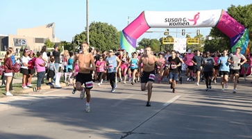 Komen Tulsa Race Start Line