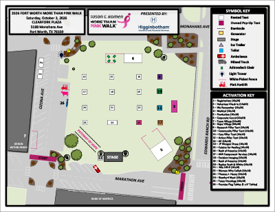 TX300 Fort Worth 2026 MTPW Site Map