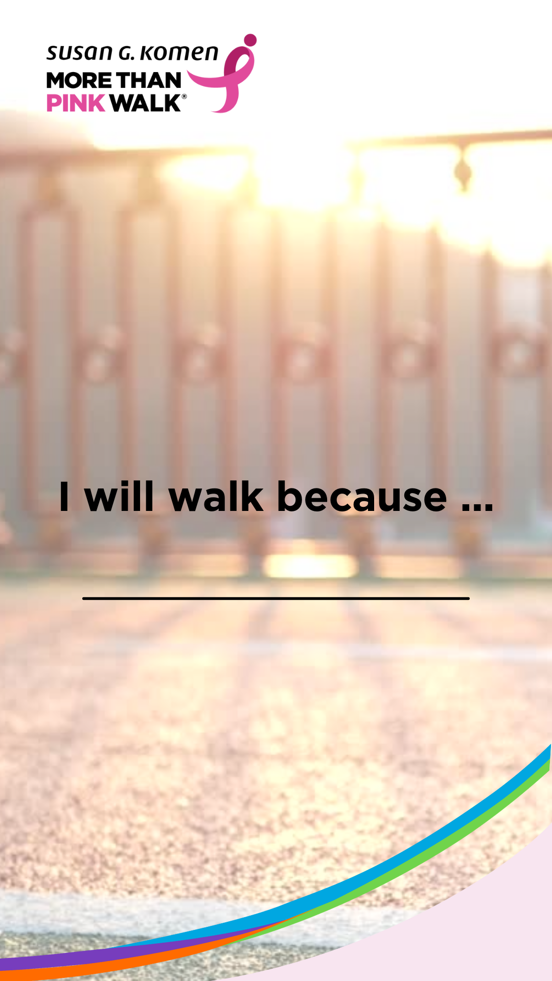 I will walk because template