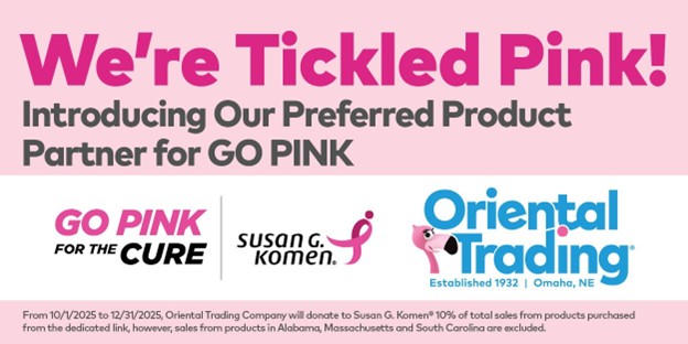 We're Tickled Pink - Oriental Trading