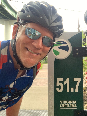 51.7 miles to Jamestown and back!