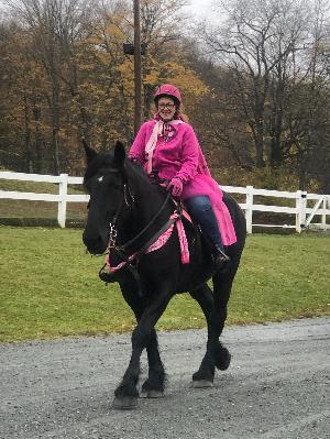 Traci Sawyer, Captain of Team Green Mountain for Ride for Cause