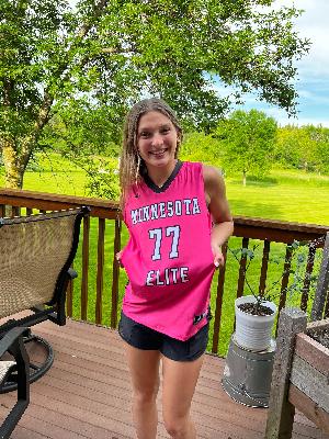 The MN Elite Lax for the Cure jerseys are so cute!