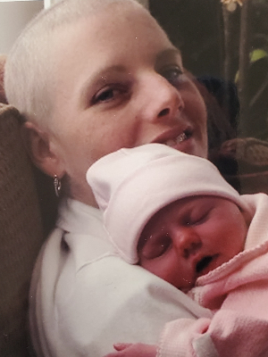 Mary and SK at 4 days old