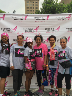 Macey and Family on Race Day